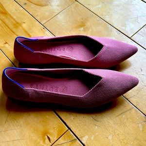 Pink Rothy’s The Point size 10